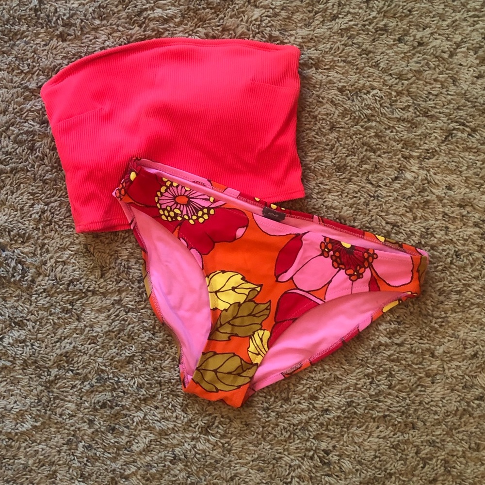 Aerie Floral Swim Bikini Bottom